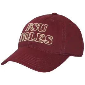 Legacy Youth FSU Noles Adjustable Twill Cap - Garnet