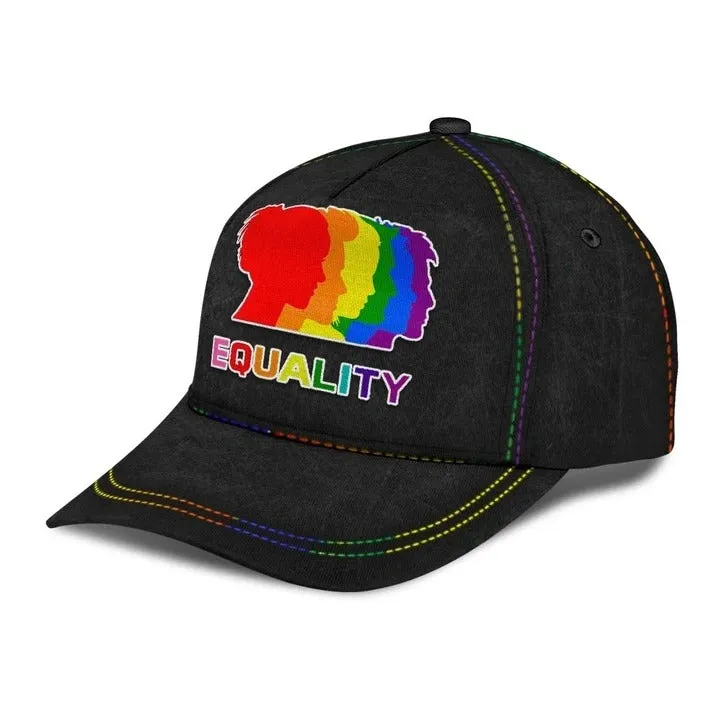 LGBT Baseball Cap, Lgbt National Equality Classic Printing Baseball Cap Hat, Pride Cap