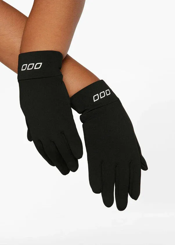 Lorna Jane Thermal Running Gloves - Black