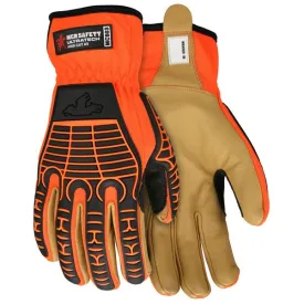 MC503XL CutPro UltraTech Mechanics Gloves, X-Large, Leather, Orange