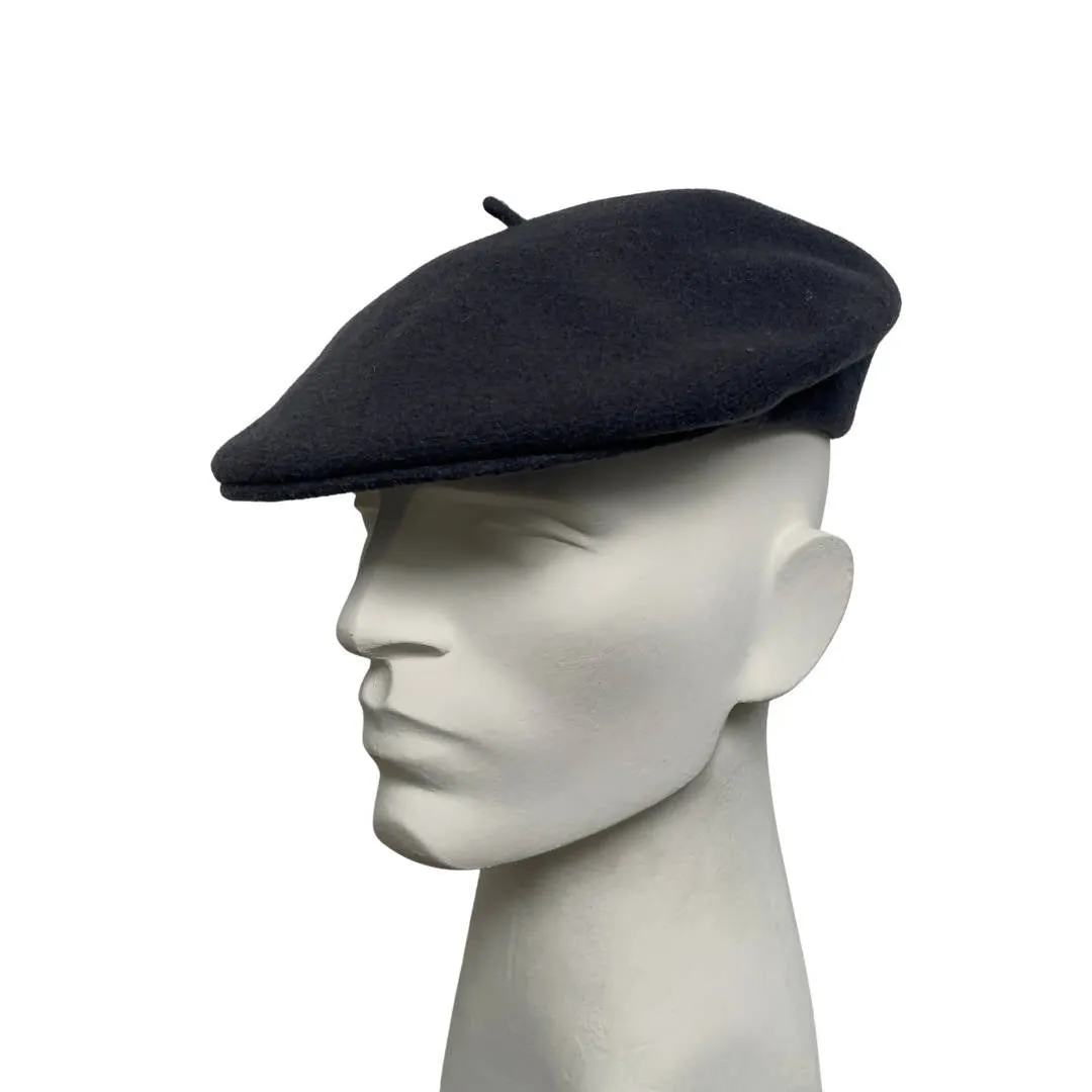 Men's Classic Wool Grey Beret Winter Hat