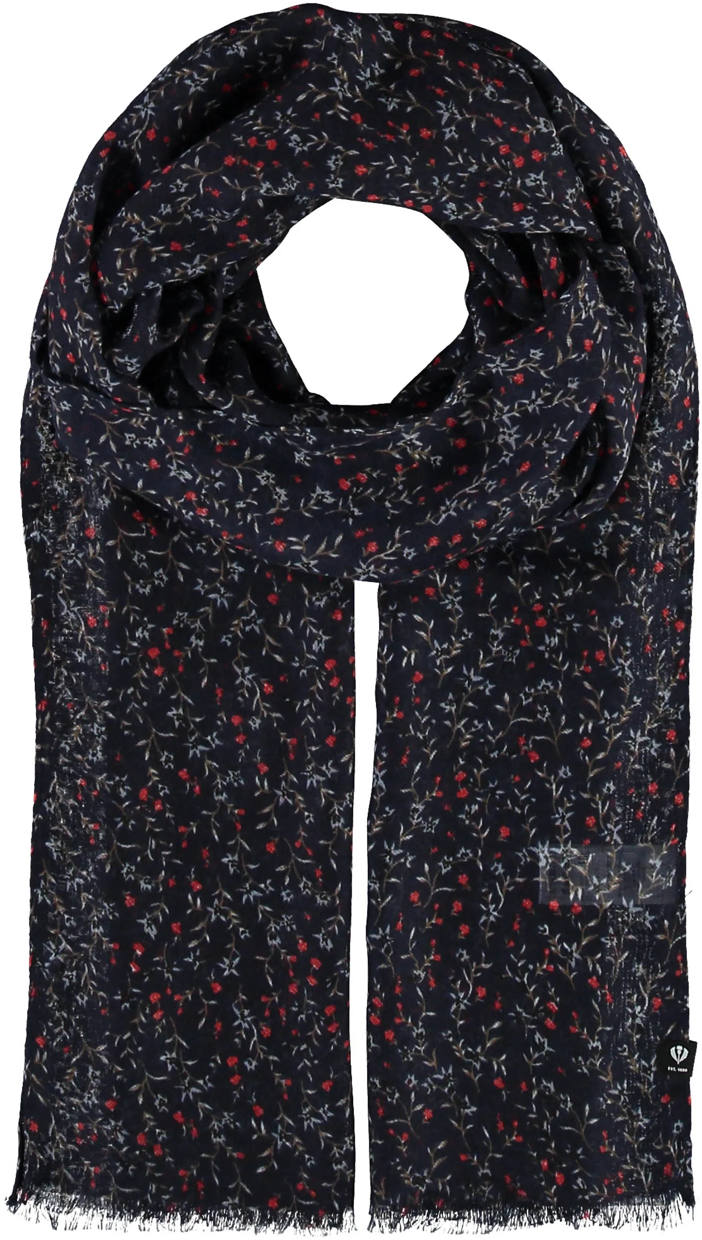 Mille Fleur Polyester Print Scarf