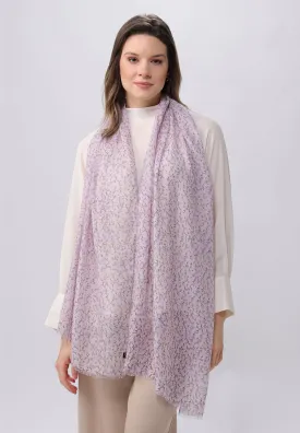 Mille Fleur Polyester Print Scarf