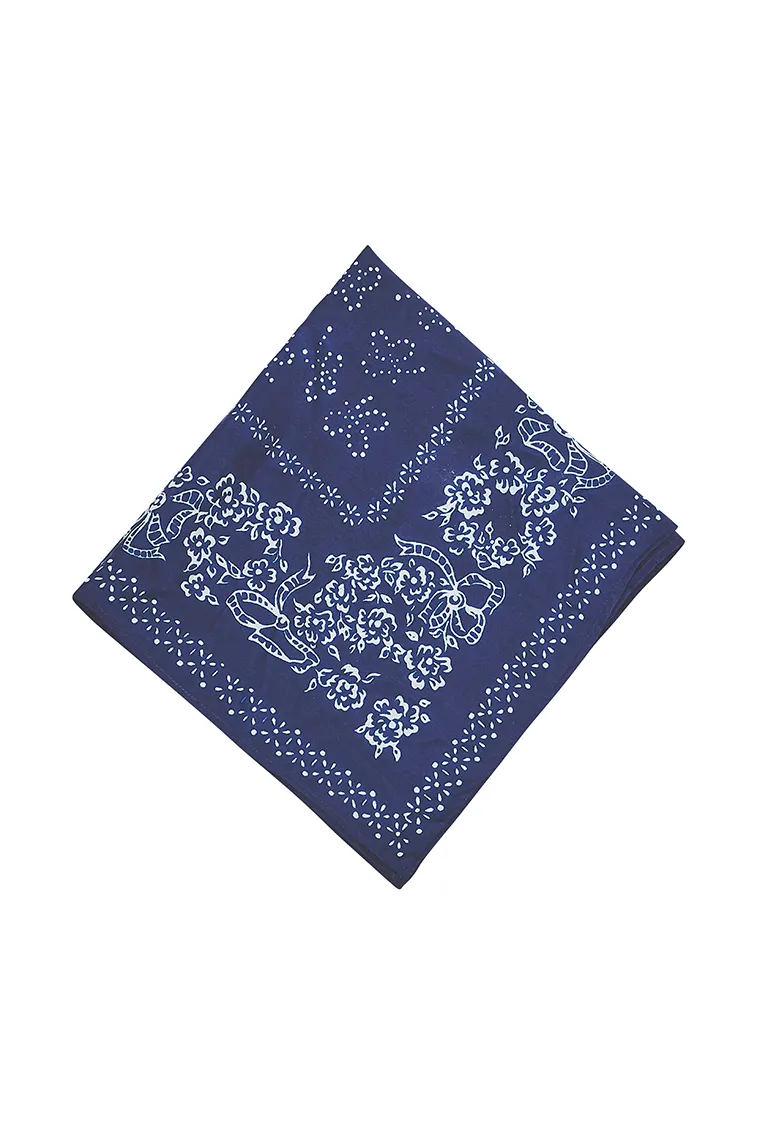 Orvette Silk Paisley Bandana