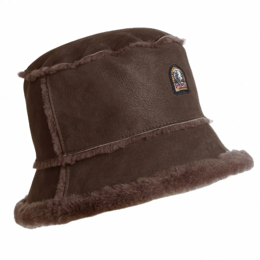 Parajumpers Shearling Bucket Brown Bucket Hat