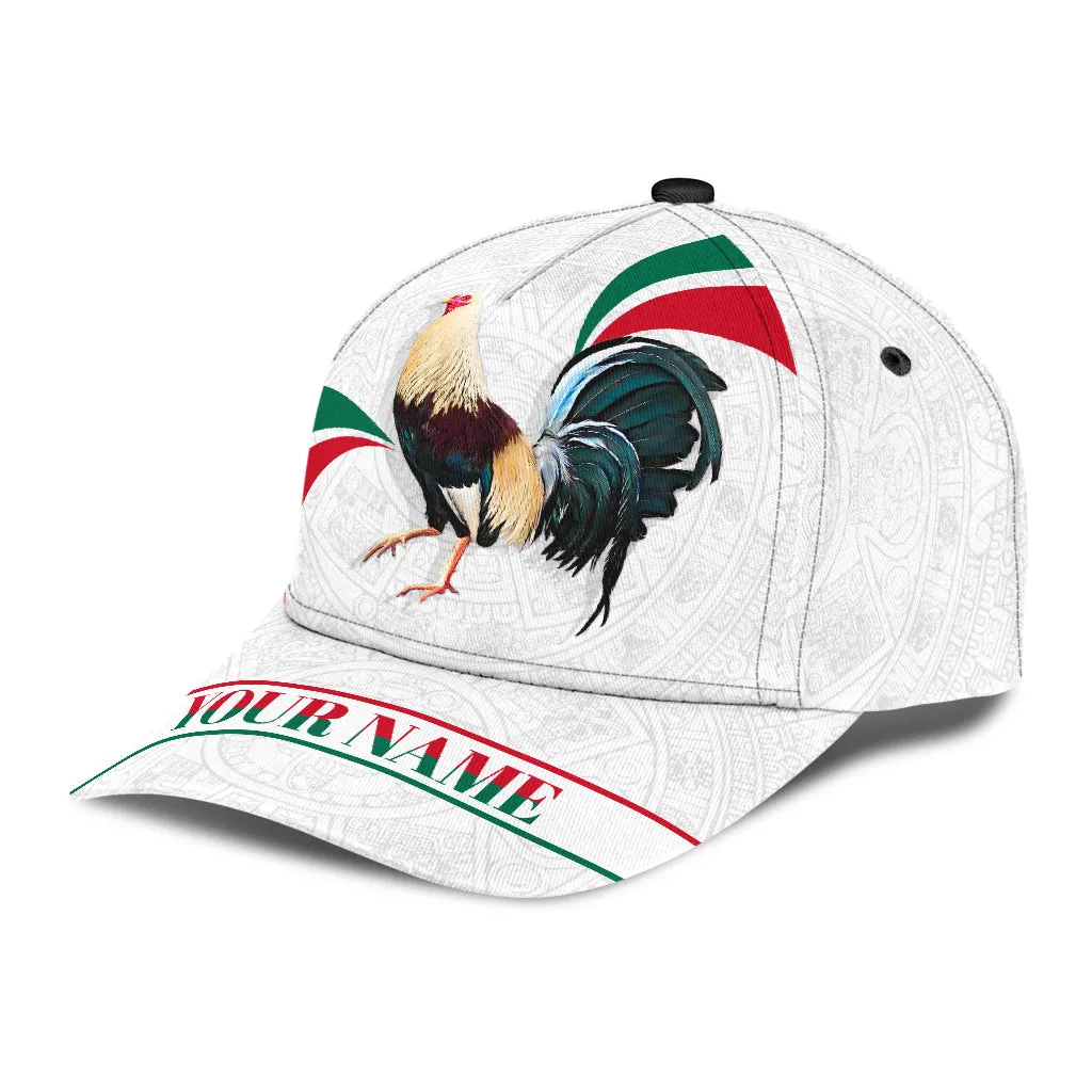 Personalized Rooster Line 3D Printed Baseball Classic Cap Hat For Men And Women Chicken Lovers