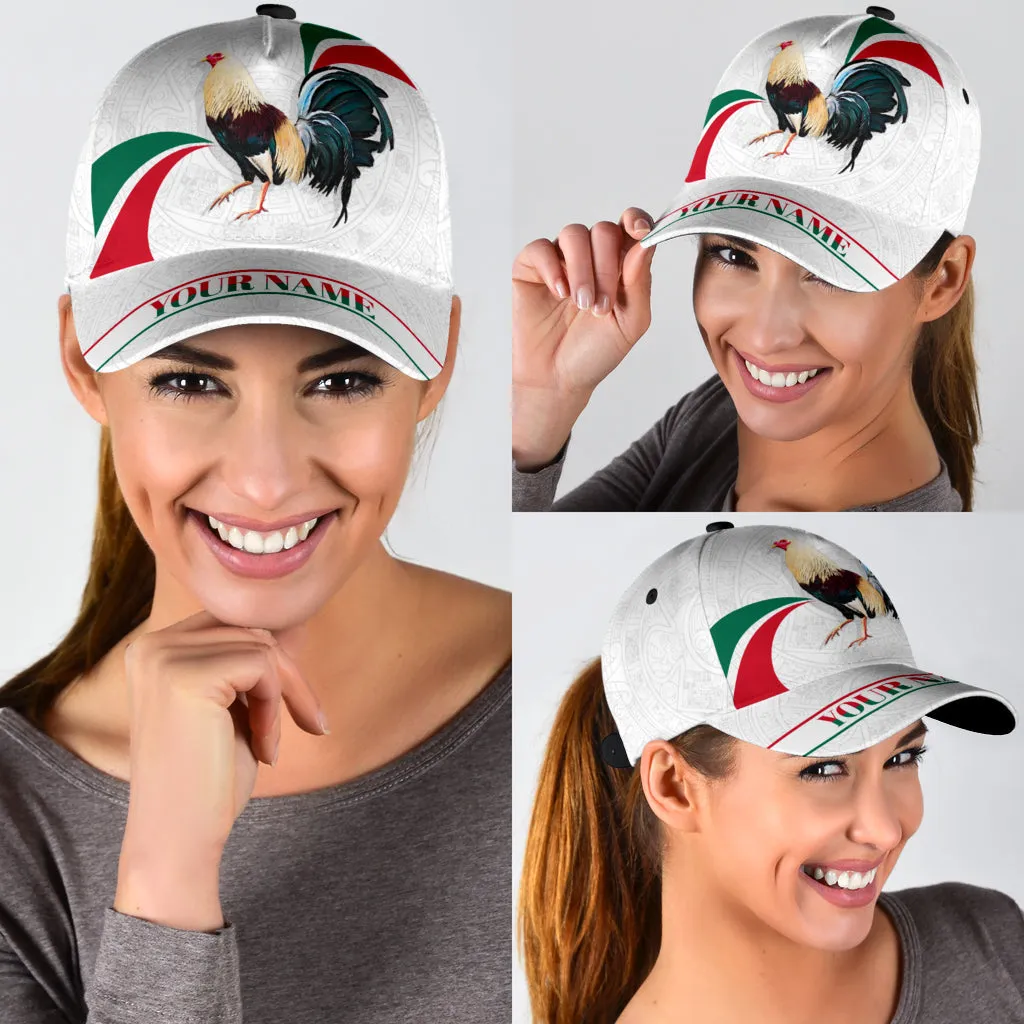 Personalized Rooster Line 3D Printed Baseball Classic Cap Hat For Men And Women Chicken Lovers