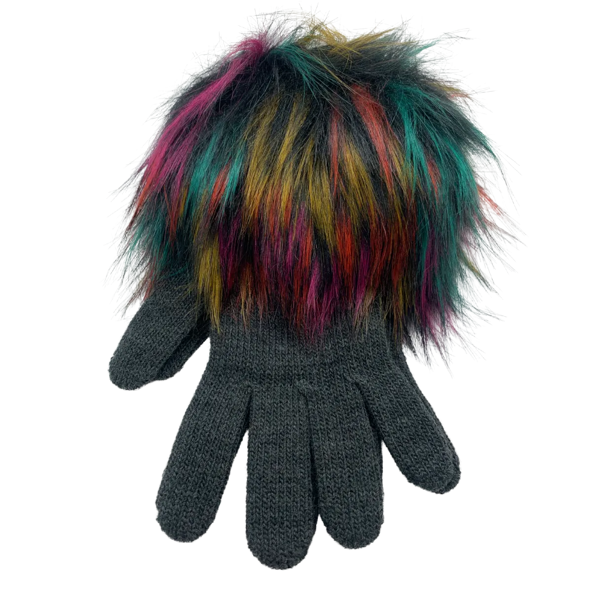 Pom Pom Cuff Gloves