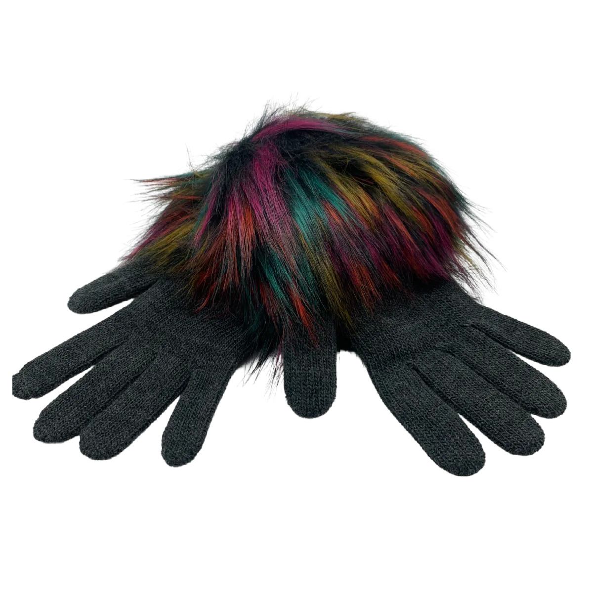 Pom Pom Cuff Gloves