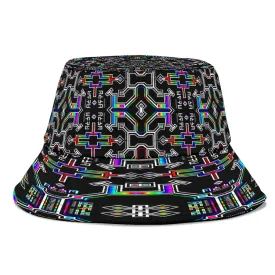 Prismatic Grid Bucket Hat