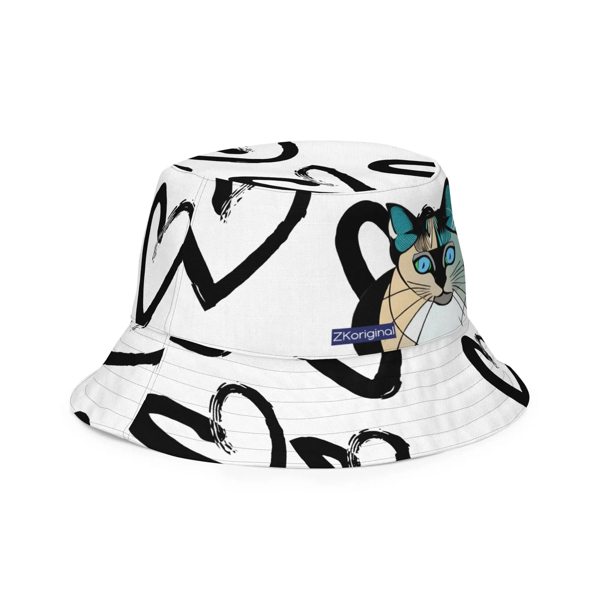 "Cat Lovers" Collection - Reversible Bucket Hat