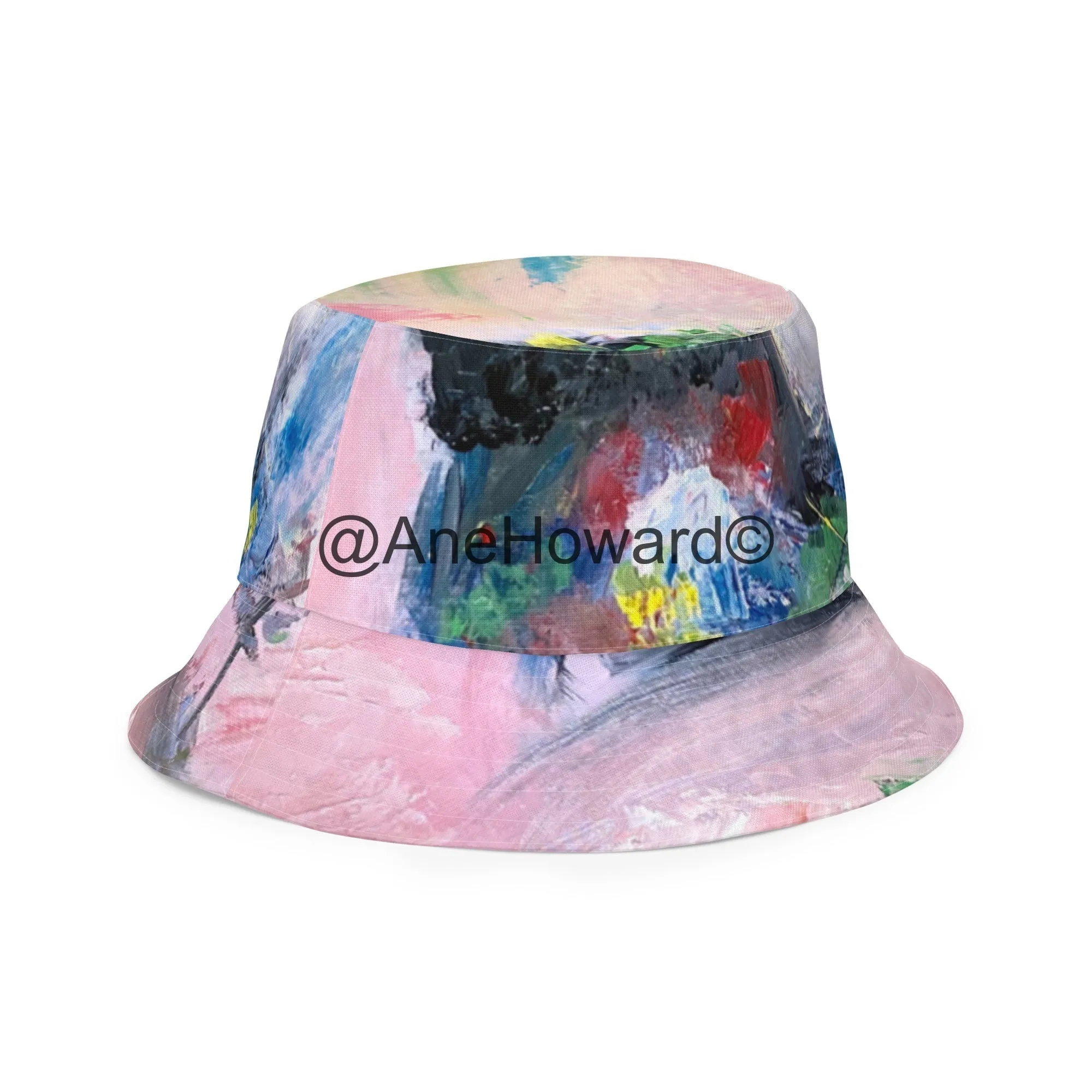 Reversible bucket hat Abstract Bird