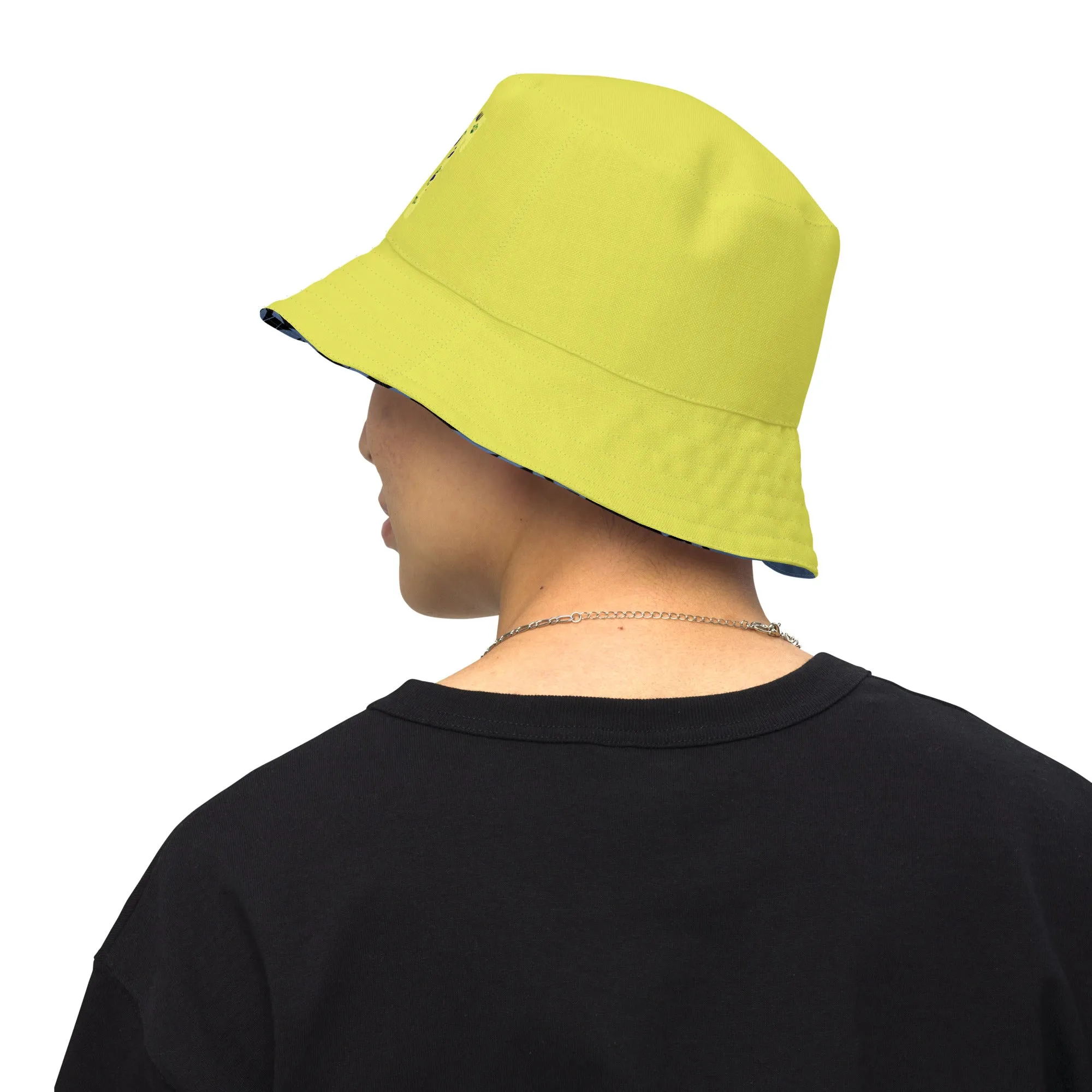 Reversible bucket hat-Allover Crusader Cross Print