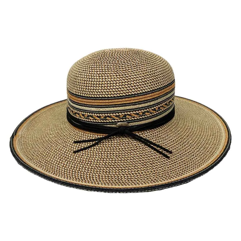 Saint Martin - Multicolor Flatbrim Sun Hat