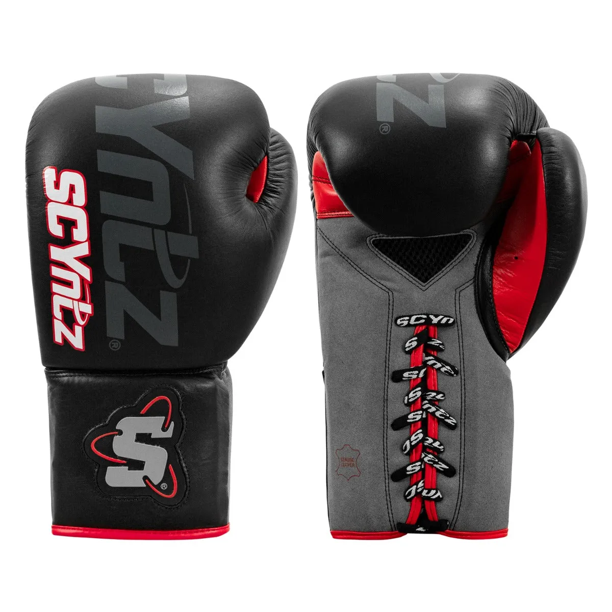 SCYntz Leather Sparring Gloves