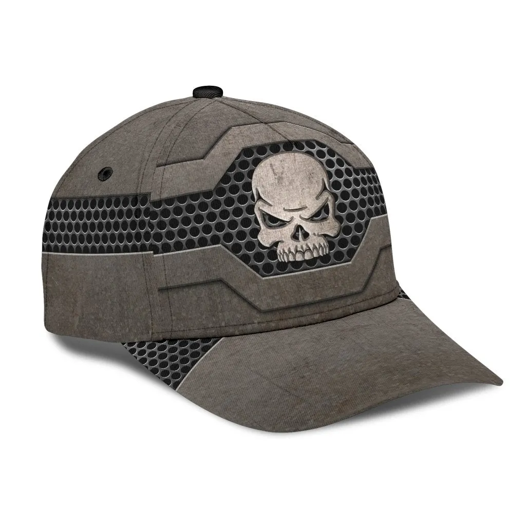 Shop Coolspod 3D Full Printed Classic Cap Hat With Skull, Baseball Cap Hat For Skull Lover