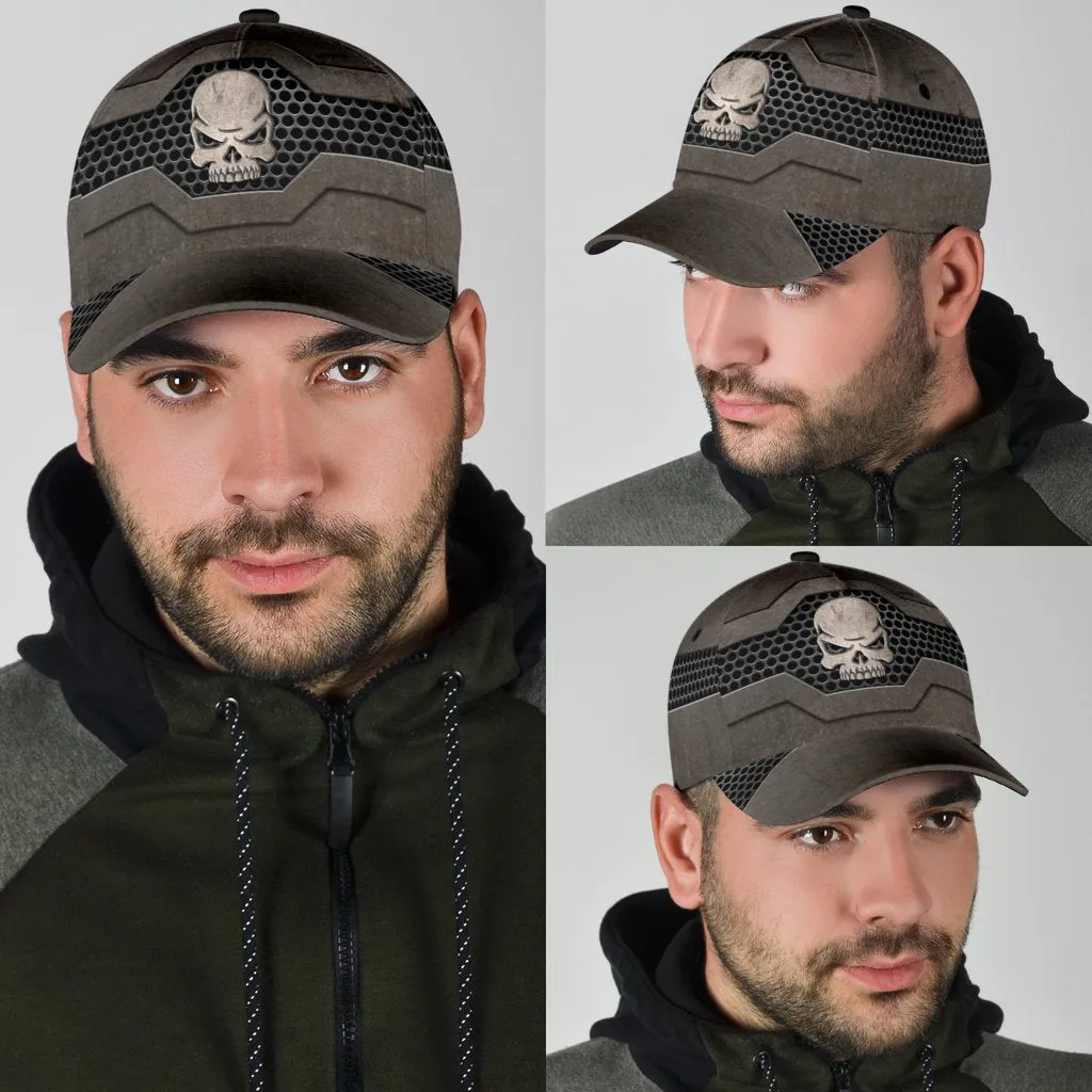 Shop Coolspod 3D Full Printed Classic Cap Hat With Skull, Baseball Cap Hat For Skull Lover