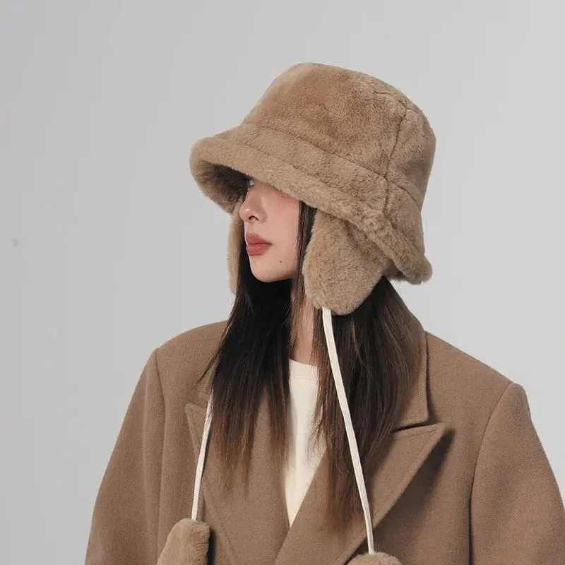 Soraya – Earflap plush – Bucket hat