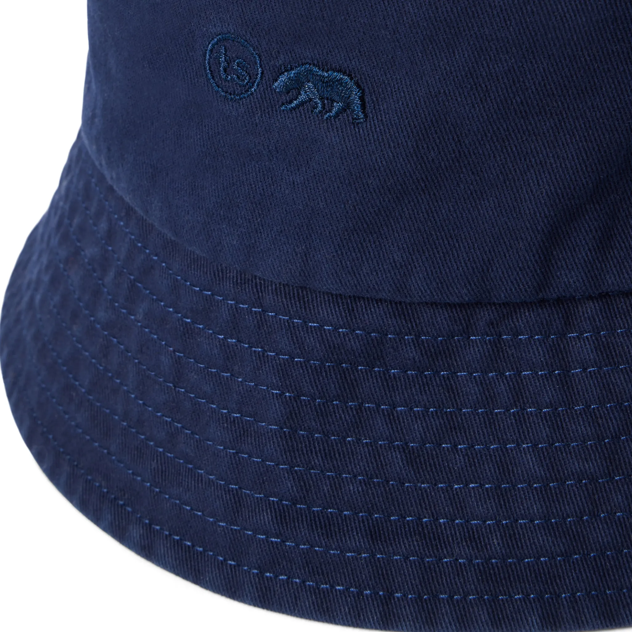 The Bucket Hat in Washed Navy Twill