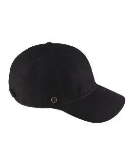 The Catch Six Panel  Cap - BLACK