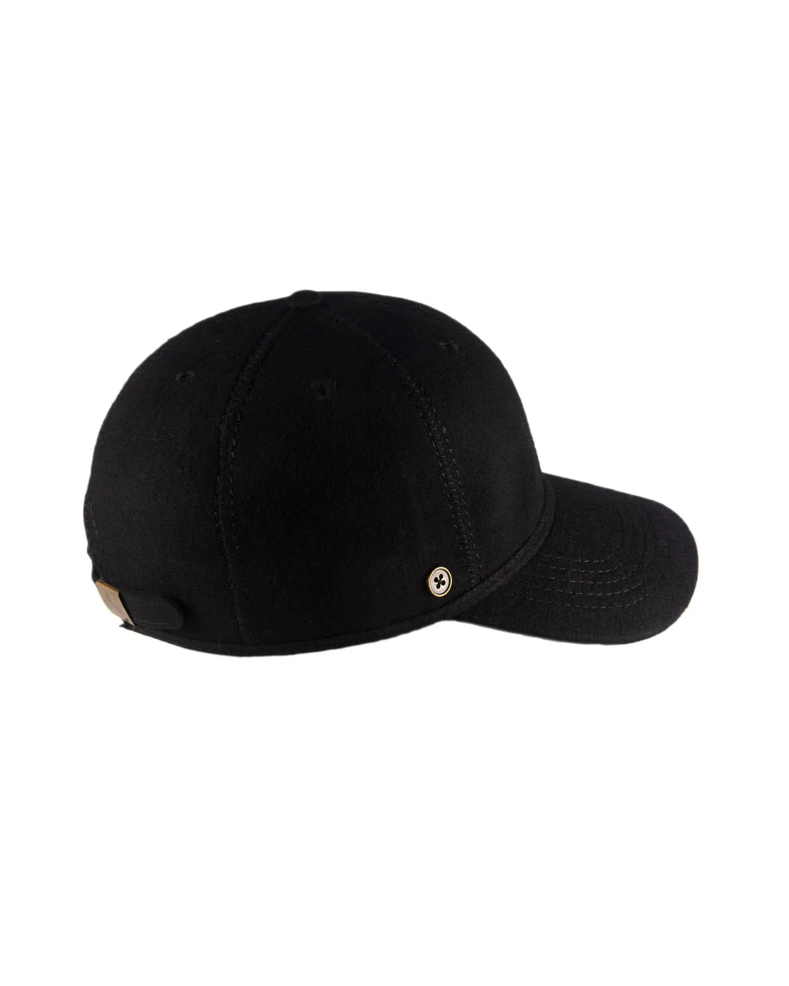 The Catch Six Panel  Cap - BLACK