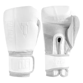 TITLE White Boxing Heavy Bag Gloves