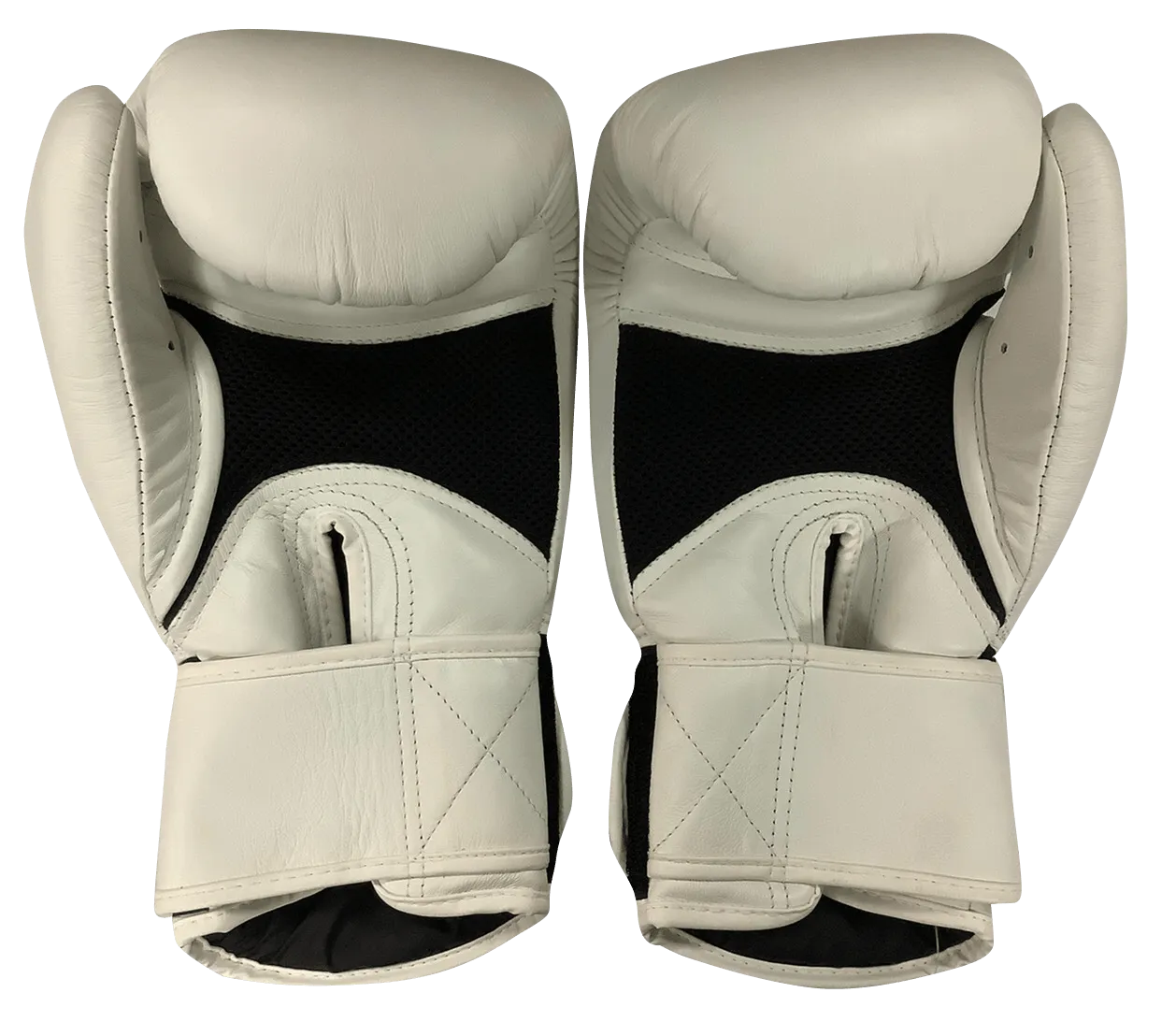 Top King Boxing Gloves Air Velcro TKBGAV White