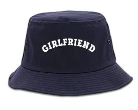 Very Nice Girlfriend GF BFF Black Bucket Hat Navy Blue