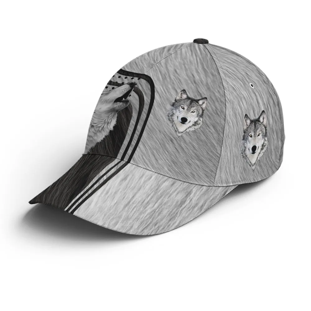 Wolf Skin Pattern Baseball Cap Coolspod