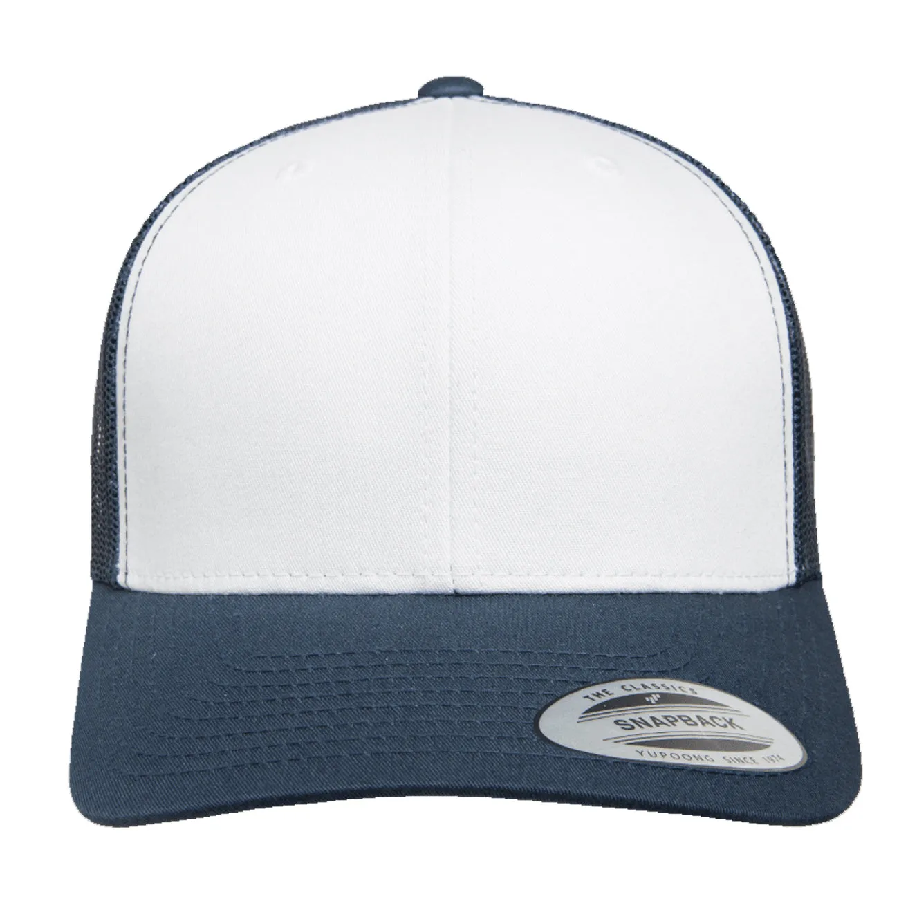 Yupoong Classics Retro Trucker Cap w/ White Front Panel