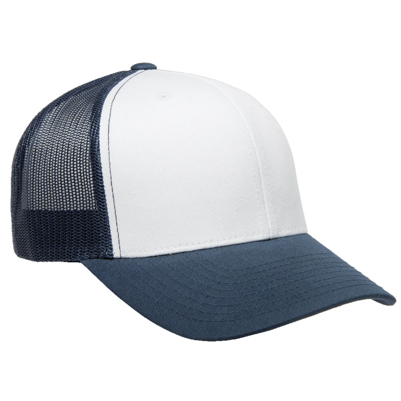 Yupoong Classics Retro Trucker Cap w/ White Front Panel