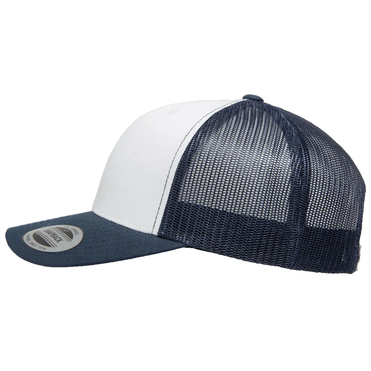 Yupoong Classics Retro Trucker Cap w/ White Front Panel