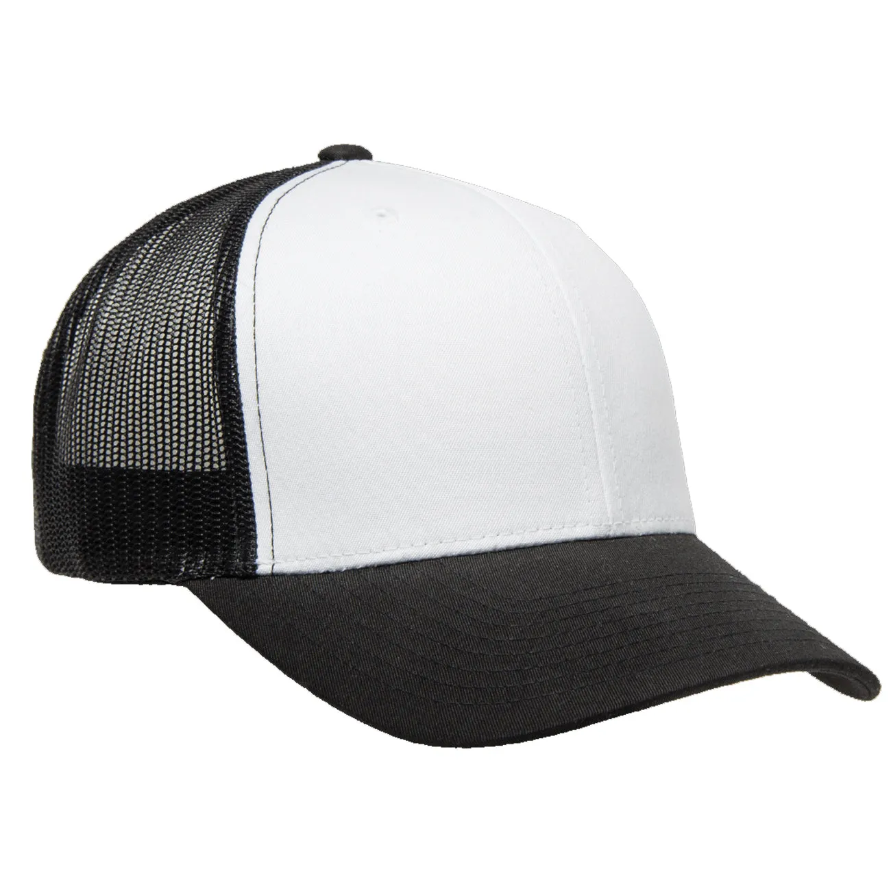 Yupoong Classics Retro Trucker Cap w/ White Front Panel