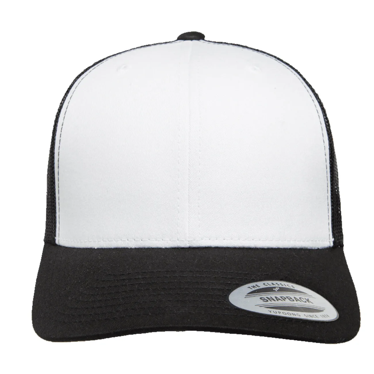 Yupoong Classics Retro Trucker Cap w/ White Front Panel