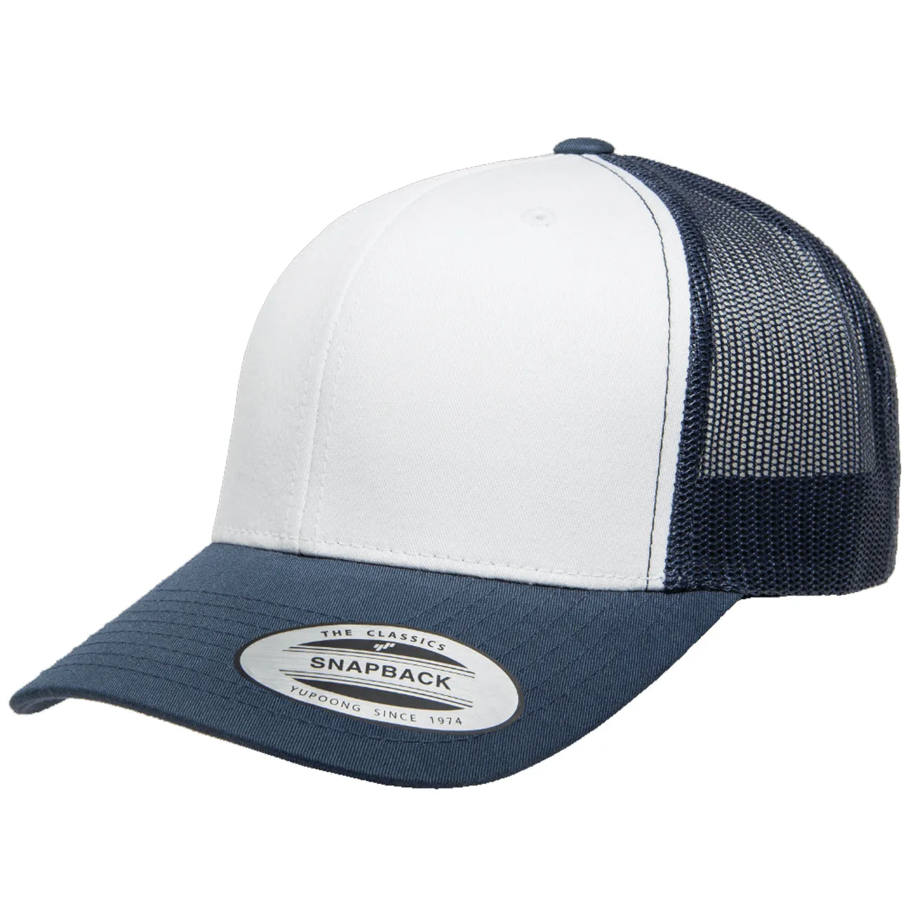 Yupoong Classics Retro Trucker Cap w/ White Front Panel